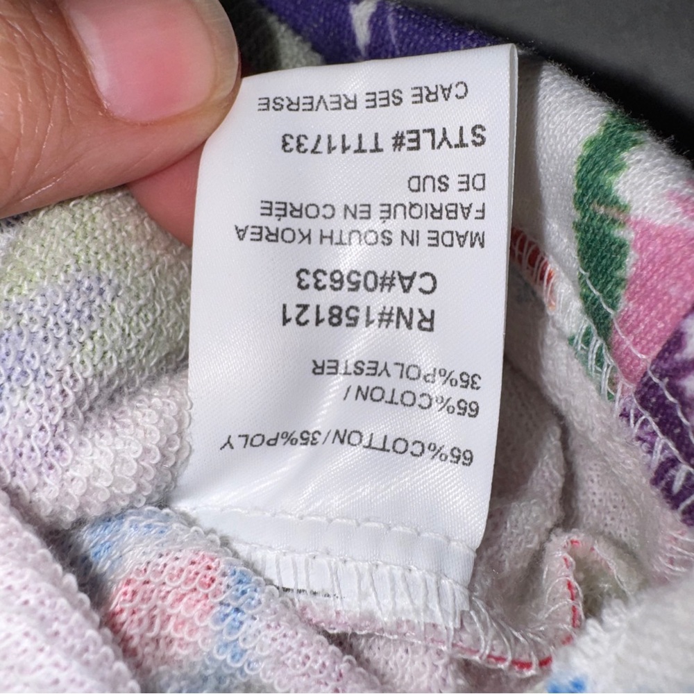 Trisha Tyler‎ Floral Multicolor Women's Jacket Art to Wear Shirt Pockets M - Picture 9 of 10